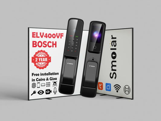 Bosch ELV400VF 3D Face Cat Eye Smart Door Lock – Mobile App Control, 3D Face Unlock & Active Intercom