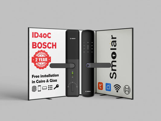 Bosch ID40C Smart Door Lock – Fingerprint, Password & Card Unlock - 2804