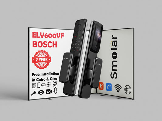 Bosch EL600VF 3D Face Cat Eye Smart Door Lock – Mobile App Control, 3D Face Unlock & Active Intercom - 2809