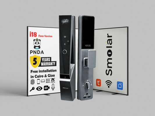 PNDA i18 Face Version Smart Door Lock – Face Recognition, Video Intercom & Tuya App - 2579